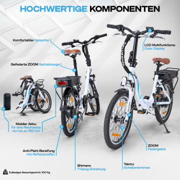 Sportstech Bluewheel BXB55 E-Bike