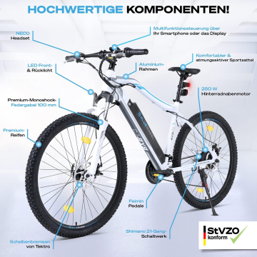 Sportstech Bluewheel BXB75  E-Bike