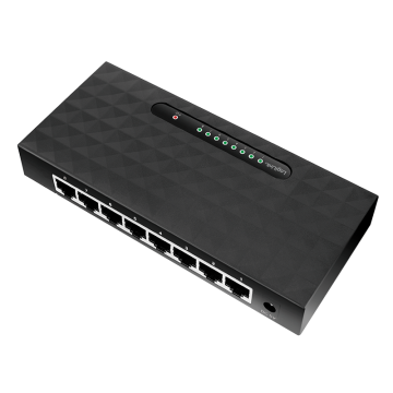LogiLink 8-Port Gigabit Ethernet Desktop Switch, schwarz