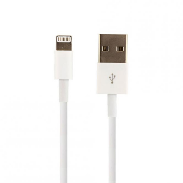 Lightning USB Kabel f&uuml;r iPhone 5, 6 &amp; 7, 1m, wei&szlig;