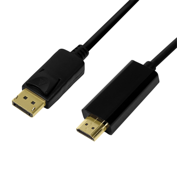 LogiLink DisplayPort Kabel, DP 1.2 to HDMI 1.4, 2m