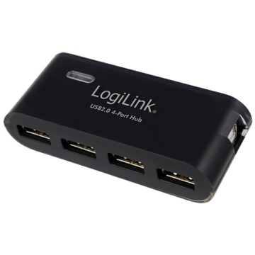 LogiLink 4 Port USB 2.0 HUB v.5 schwarz