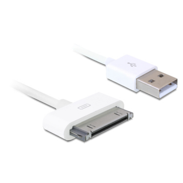 Delock 3G USB Daten- und Ladekabel f&uuml;r iPod, iPhone und iPad