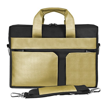 e5 Boston Nylon Tasche f&uuml;r 15.6&quot; Notebook, Gold