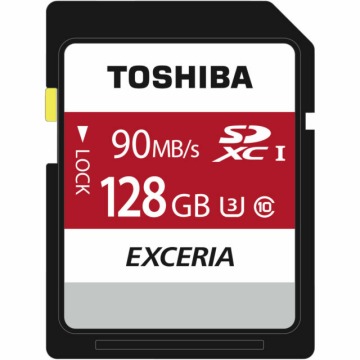 128GB Toshiba SDXC Exceria SD-Karte Class 10