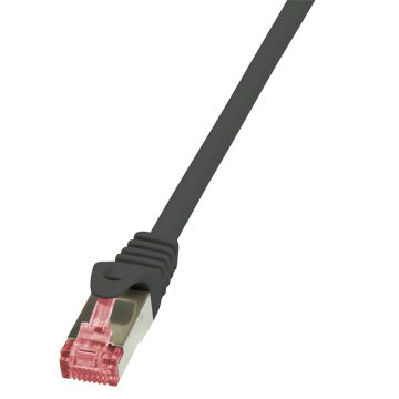 LogiLink Patchkabel Kat.6 S/FTP PIMF PrimeLine schwarz 3,00m