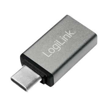 LogiLink USB-C Adapter auf USB 3.0 Buchse, Silber