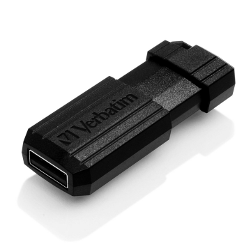 64GB Verbatim PinStripe USB2.0 Drive Speicher Stick, schwarz